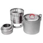 【店内全品+P5%】 シングルコンロ EVERNEW Ti Mug pot 500 Stove set 550ml