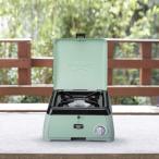 BBQ・七輪・焚火台 センゴクアラジン ポータブルガスカセットコンロ シングル グリーン