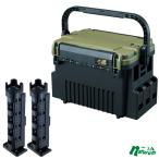 【店内全品+P5%】 タックルボックス メイホウ VS-7090N×ロッドスタンド BM-300 Light お得な3セット Cブラック×ブラック