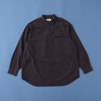 トップス(メンズ) GYMPHLEX レギュラーカラー シャツ ロングスリーブ メンズ M ダークブラウン×ネイビー