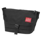 Manhattan Portage Nylon Messenger Bag JRS Flap Zipper Pocket ONE SIZE Black(1000)