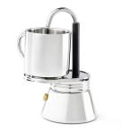 キッチンツール GSI ステンレス ミニエスプレッソメーカーセット 1 CUP