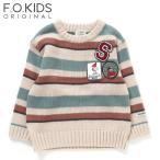 トップス F.O.KIDS PEANUTS3色3柄ニット スヌーピー コラボ 130 RA