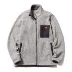 【8/31まで全品+P5%】 アウター(メンズ) ナンガ ポーラテック フリース ジップ ブルゾン メンズ L GRAY