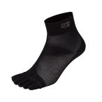 1/1. все товар +P5% носки * носки fa INTRAC dry re year внутренний носки 5 пальцев Crew S BLCK( черный )