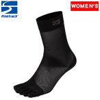 ソックス・靴下 ファイントラック ドライレイヤー インナー ソックス 5本指 レギュラー ウィメンズ XS BLCK