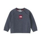 トップス ザ・ノース・フェイス Baby’s SWEAT LOGO CREW(ベビー スウェット ロゴ クルー) 80 ミックスブルー(ZB)