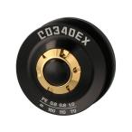 1/1は全品+P5%  リールカスタムパーツ アベイル ABU カーディナル3シリーズ用 アルミスプール CD340EX ブラック×金メッキ