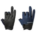  рыбалка перчатка Shimano GL-008Y 01 Basic перчатка 3 L темно-синий 