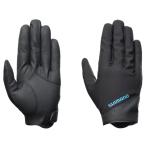 フィッシンググローブ シマノ GL-071Y 01 ベーシックウォーム グローブ 指出し XL ブラック