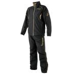 フィッシングウェア がまかつ ウィンドブレーカースーツ GM3791 LL ブラック×ゴールド