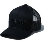 6/19-21. все товар +P5% рыбалка одежда Shimano CA-061Y стандартный сетчатая кепка S полный черный 