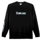 フィッシングウェア サンライン シルキードライロングTシャツ L ブラック