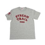  рыбалка рубашка Stream Trail College II( колледж 2) футболка L Ash