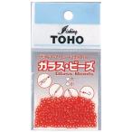 7/1まで全品+P5% 東邦産業 ガラスビーズ 小 レッド