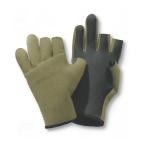 フィッシンググローブ モンベル ネオプレン スリーフィンガーレスグローブ S カーキ(KH)
