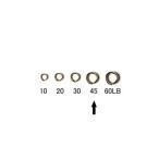 5/30-6/1は全品+P5% フィッシングツール ヤリエ ジェスパ スプリットリング 45lb シルバー