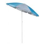 外遊びグッズ キャプテンスタッグ ビューシーズンUVカットパラソル 180cm ブルー×シルバー