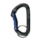 5/30-6/1は全品+P5% フィッシングツール ベルモント カラビナフラット 6mmチタン×青