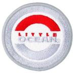 5/30-6/1は全品+P5% リトルオーシャン LO ワッペン 直径6.5cm ライトグレイ(LG)