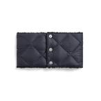  muffler * шея одежда TAION City двусторонний down защита горла "neck warmer" ONESIZE D.CHARCOAL×BLACK
