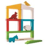  план игрушка PLANTOYS build Zoo 5142 деревянная игрушка развивающая игрушка баланс игра 