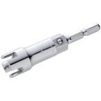 トップ工業 (TOP) 電動ドリル用 蝶ネジソケット M6用蝶ネジ回し 電動手動兼用 13mmレンチ使用可能日本製 ECS-M6