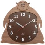  Yamato прикладное искусство Clock Zoo настенные часы Gorilla YK14-003- Gorilla Brown размер : примерно W29 D2.5 H29.5
