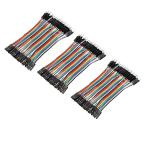 KKHMF 120PCS ブレッドボード・ジャンパーワイヤ（メス-オス）（10cm）