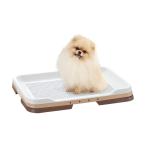 リッチェル(Richell) お掃除簡単ステップトレー レギュラー ダークブラウン 47.9×35.2×4.9cm ポリプロピレン 059940