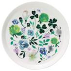 NARUMI( Narumi ) plate тарелка Anna *emi задний clover сад диаметр 19cm зеленый . цветок цветочный принт clover симпатичный flat тарелка микроволновая печь температура 