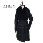ラルフローレン ローレン レディース ファー付き ダウン コート ジャケット/ブラックLAUREN by Ralph Lauren Down Coat