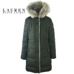 ラルフローレン ローレン レディース ボア&ファー付き ダウン コート ジャケット/カーキグリーンLAUREN by Ralph Lauren Down Coat