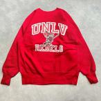 ショッピングSHIRTS 90's Champion Reverse Weave Sweat Shirts Made in USA RED/XL  チャンピオン リバースウィーブ UNLVレベルズ プリント