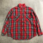 ショッピングSHIRTS 60's BICMAC Check Nel Shirts RED/L