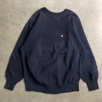 90's CHAMPION Reverse Weave Sweat Shirts Made in USA NAVY/XL