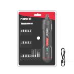 NANWEI 電動ドライバー 小型 4.2V 5N.m USB充電 電動ドリル トルク4段調整 正逆転 充電ドライバー 手動兼用 初心者 家庭用 DIY 家具の組み立