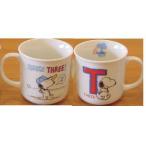 スヌーピーマグカップイニシャルマグ...