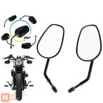 ショッピングハーレーダビッドソン 【並行輸入品】 ハーレーダビッドソンXL1200L XL883 XLスポーツスター サイドミラー ブラッククローム リアビューミラー