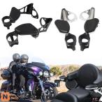ショッピングハーレー 【並行輸入品】2ピース バイク 二輪 リアパッセンジャーアームレスト ドリンクカップホルダー付き ハーレー ツーリング エレクトラ ストリート グライド ウ