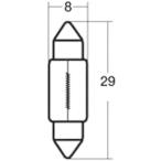 スタンレーハロゲン球　ルーム球　A3022C　12V5W 　1個　単品販売