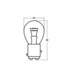 スタンレー　ナス球　ハロゲン球　A4575B　シングル球　12V21W　1個