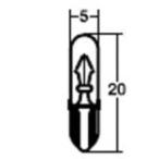 スタンレーハロゲン球　ウェッジ球　WB358　12V2W 　1個　単品販売