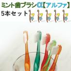 歯ブラシ　ミント歯ブラシアルファ　5本セット