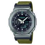 ショッピングg-shock ブラック 2年保証 GM-2100CB-3A CASIO G-SHOCK カシオ Gショック ジーショック グレーIP クロスバンド メタル アナデジ ステンレス オリーブ プレゼント 贈り物 ギフト