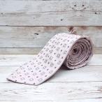 * деловой костюм . сходство *] сделано в Японии Franco Spada franc kospada квадратное образец рисунок галстук l розовый * темно-красный l шелк 100%lUSED б/у одежда отметка ..