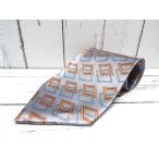 [ Vintage ] глянец чувство × дизайн . замечательный 1 шт. lDONGLI silver gray серия общий рисунок галстук lUSEDl отметка ..