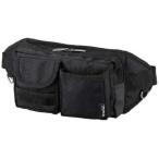バックパック・ツールバッグ ツールケース ＴＲＵＳＣＯ　ウエストポーチ　２ポケット　ブラック　  (TC-WDP-BK)