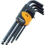 ドライバー・六角棒レンチ ボールポイント六角棒レンチ ＴＲＵＳＣＯ　ボールポイント六角棒レンチセット（標準タイプ）１６本入　  (TBR-16S)