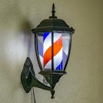 LEDサインポール バーバーショップ屋外ターンライト サインポール 理容 壁掛け式 ヘアーサロン理容室オープンサイン 回転 LED 灯理髪店の柱 スピニングスト